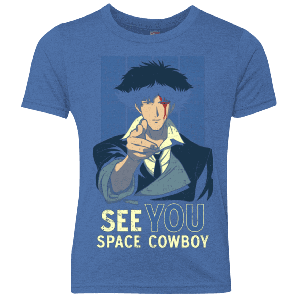 T-Shirts Vintage Royal / YXS Real Folk Blues Youth Triblend T-Shirt