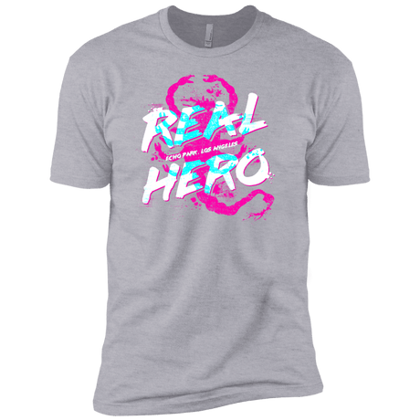 T-Shirts Heather Grey / YXS Real Hero Boys Premium T-Shirt