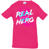 T-Shirts Hot Pink / 6 Months Real Hero Infant Premium T-Shirt