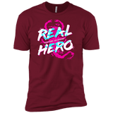 T-Shirts Cardinal / X-Small Real Hero Men's Premium T-Shirt