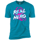 T-Shirts Turquoise / X-Small Real Hero Men's Premium T-Shirt