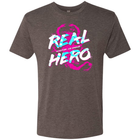 T-Shirts Macchiato / Small Real Hero Men's Triblend T-Shirt