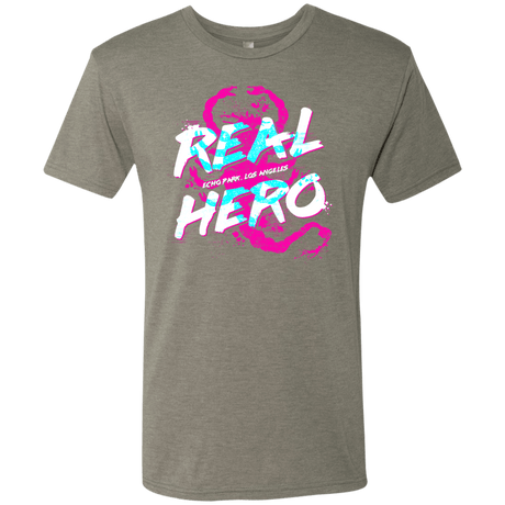 T-Shirts Venetian Grey / Small Real Hero Men's Triblend T-Shirt