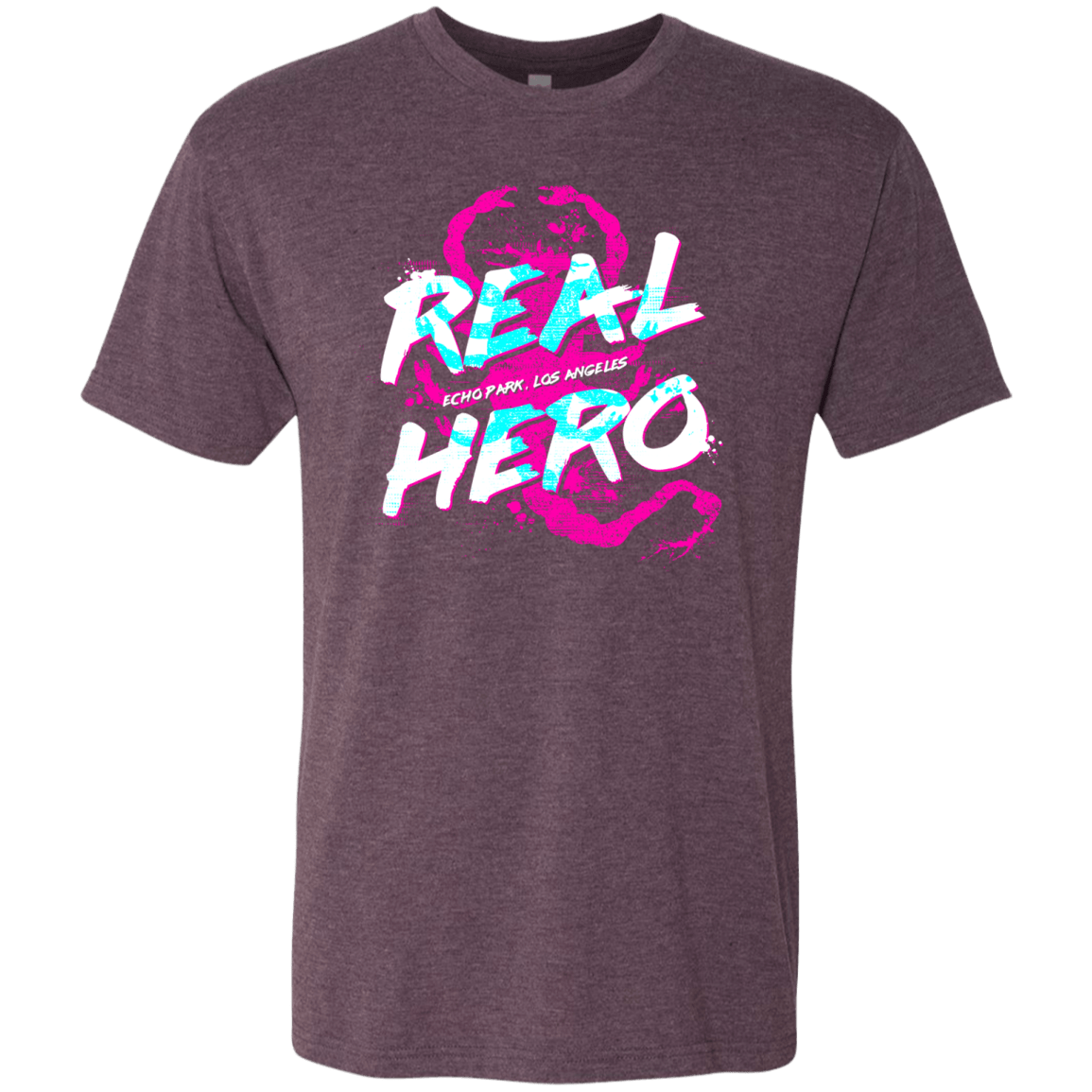T-Shirts Vintage Purple / Small Real Hero Men's Triblend T-Shirt