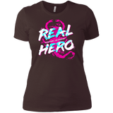 T-Shirts Dark Chocolate / X-Small Real Hero Women's Premium T-Shirt