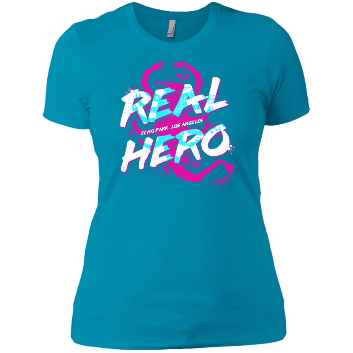 T-Shirts Turquoise / X-Small Real Hero Women's Premium T-Shirt