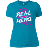 T-Shirts Turquoise / X-Small Real Hero Women's Premium T-Shirt
