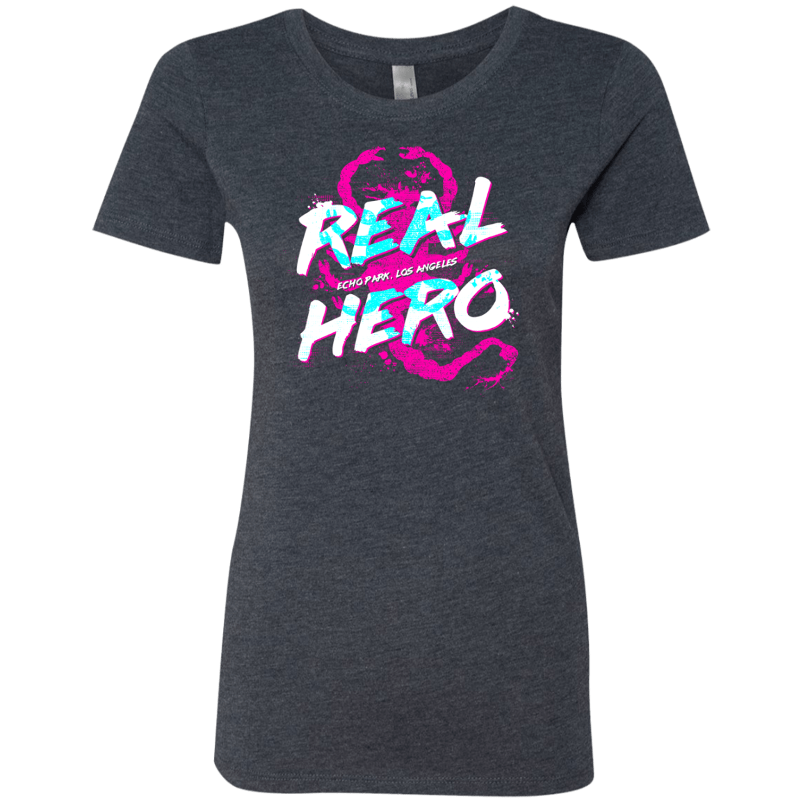 T-Shirts Vintage Navy / Small Real Hero Women's Triblend T-Shirt