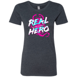 T-Shirts Vintage Navy / Small Real Hero Women's Triblend T-Shirt