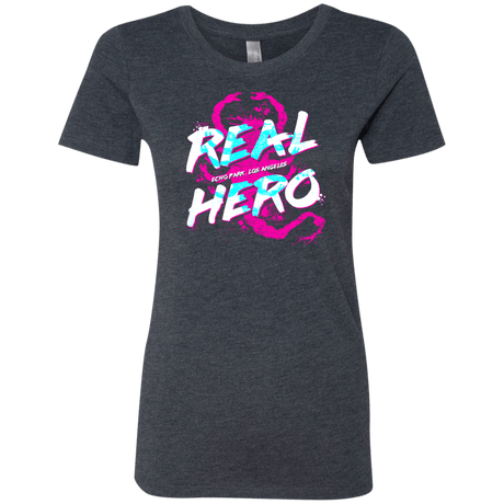 T-Shirts Vintage Navy / Small Real Hero Women's Triblend T-Shirt