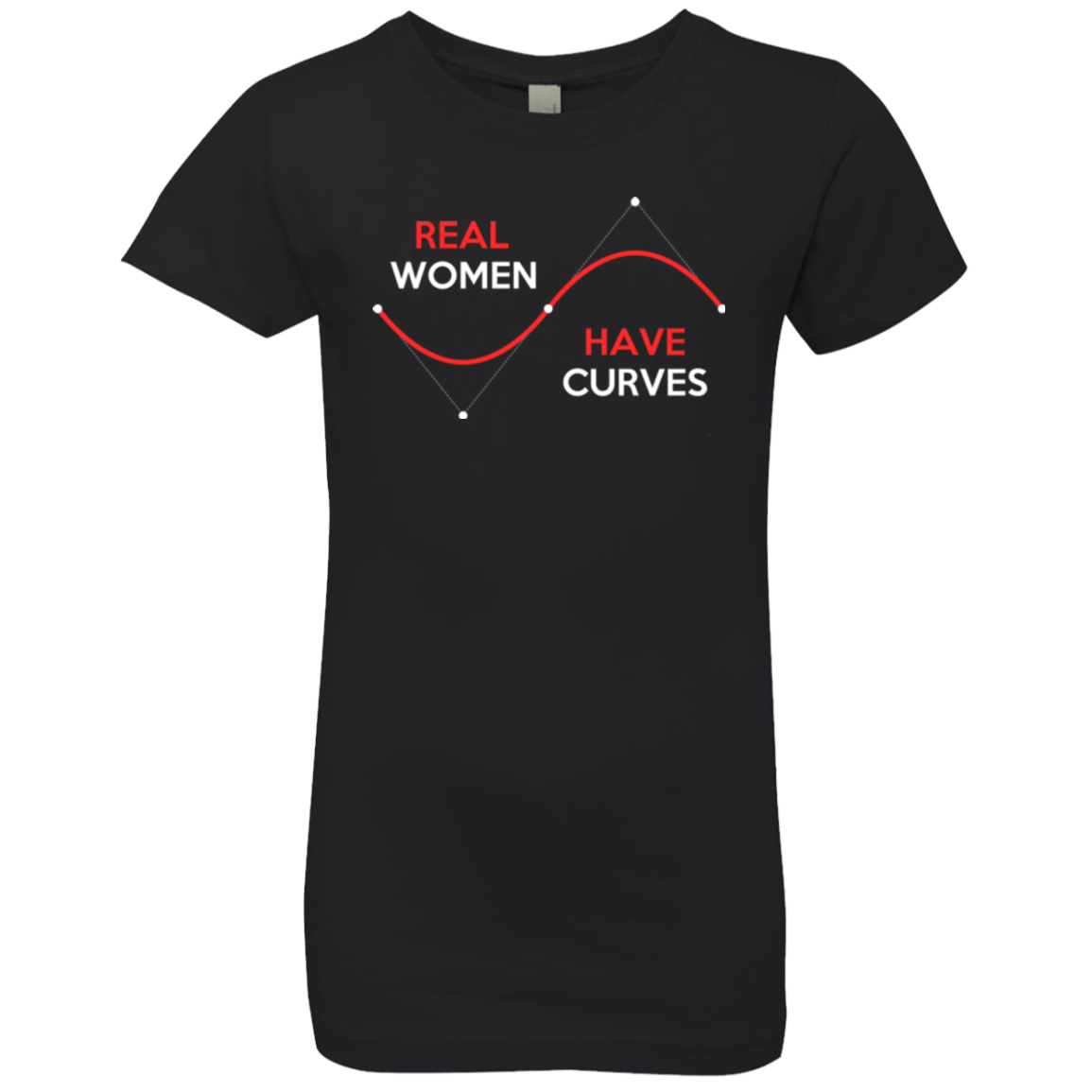 T-Shirts Black / YXS Real Women Girls Premium T-Shirt