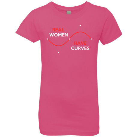 T-Shirts Hot Pink / YXS Real Women Girls Premium T-Shirt
