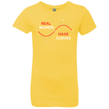 T-Shirts Vibrant Yellow / YXS Real Women Girls Premium T-Shirt