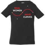 T-Shirts Black / 6 Months Real Women Infant Premium T-Shirt