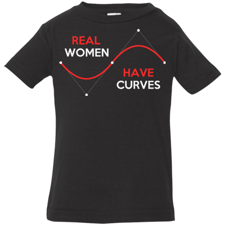 T-Shirts Black / 6 Months Real Women Infant Premium T-Shirt