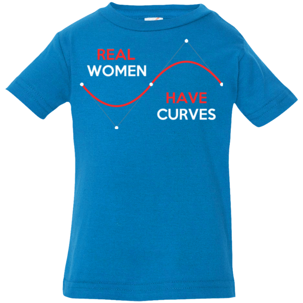 T-Shirts Cobalt / 6 Months Real Women Infant Premium T-Shirt