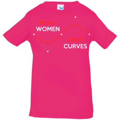 T-Shirts Hot Pink / 6 Months Real Women Infant Premium T-Shirt