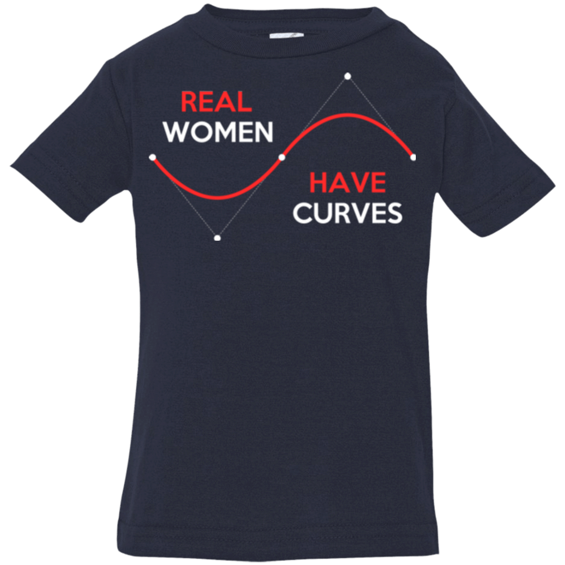 T-Shirts Navy / 6 Months Real Women Infant Premium T-Shirt