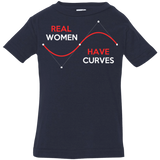 T-Shirts Navy / 6 Months Real Women Infant Premium T-Shirt