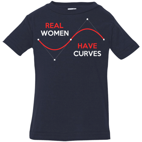 T-Shirts Navy / 6 Months Real Women Infant Premium T-Shirt
