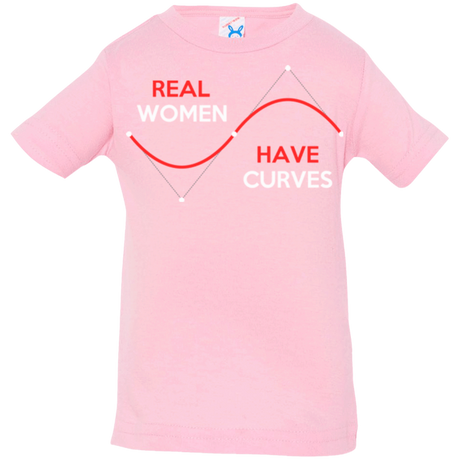 T-Shirts Pink / 6 Months Real Women Infant Premium T-Shirt