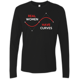 T-Shirts Black / Small Real Women Men's Premium Long Sleeve