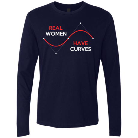 T-Shirts Midnight Navy / Small Real Women Men's Premium Long Sleeve