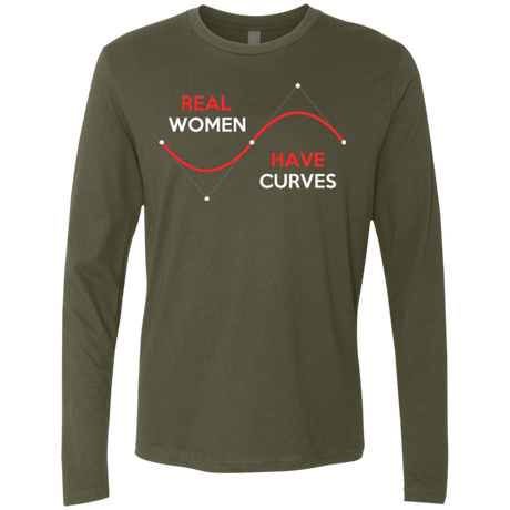 T-Shirts Military Green / Small Real Women Men's Premium Long Sleeve