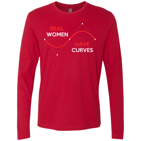 T-Shirts Red / Small Real Women Men's Premium Long Sleeve