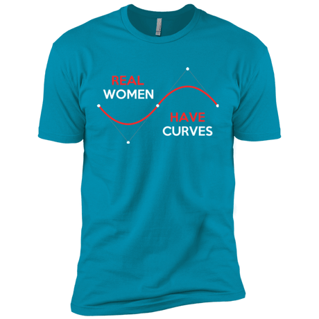 T-Shirts Turquoise / X-Small Real Women Men's Premium T-Shirt