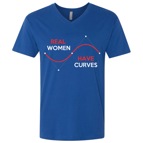 T-Shirts Royal / X-Small Real Women Men's Premium V-Neck