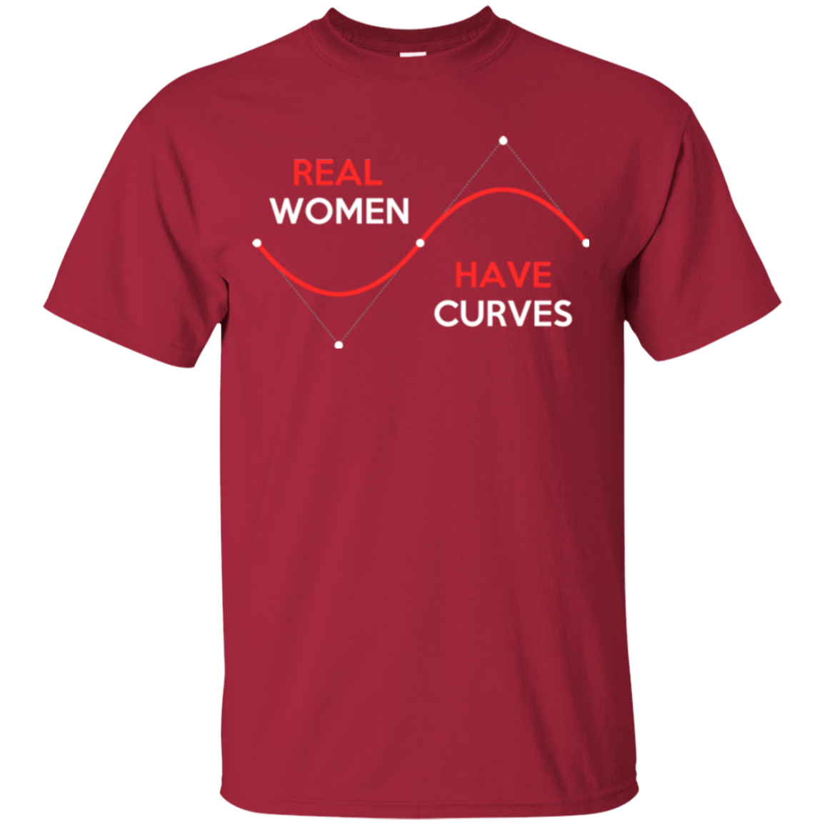 T-Shirts Cardinal / Small Real Women T-Shirt