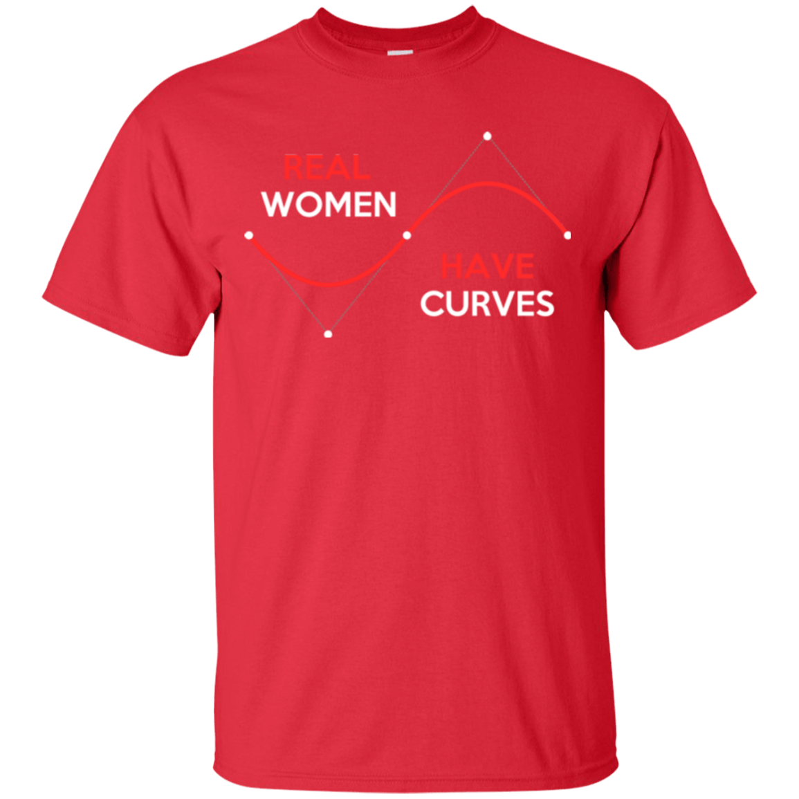 T-Shirts Red / Small Real Women T-Shirt