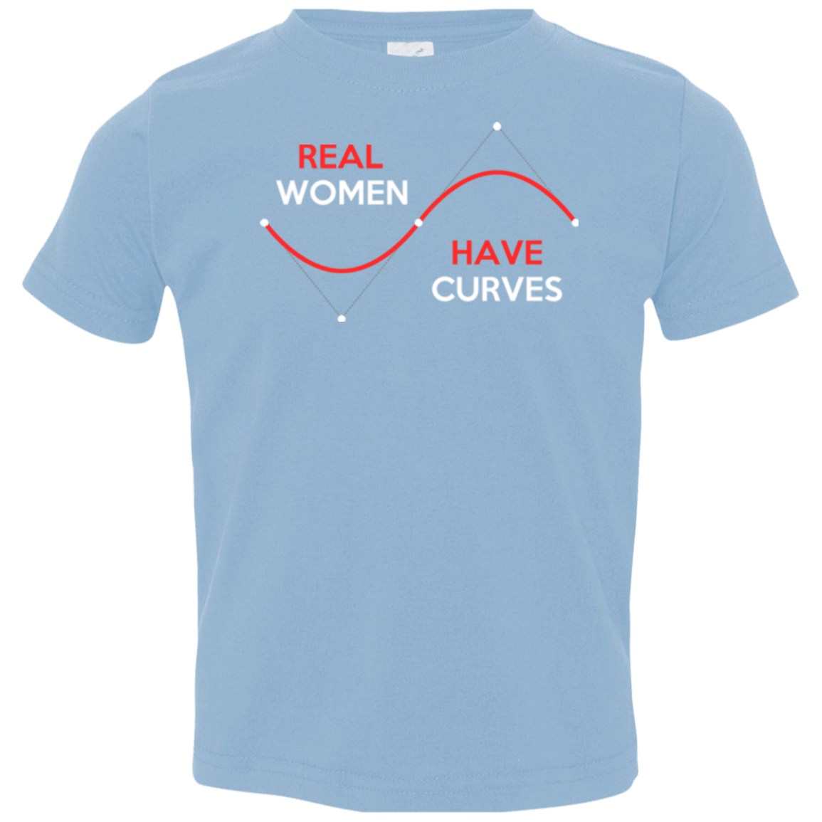 T-Shirts Light Blue / 2T Real Women Toddler Premium T-Shirt