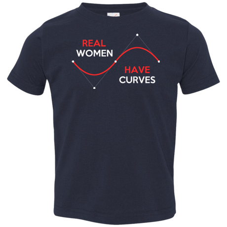 T-Shirts Navy / 2T Real Women Toddler Premium T-Shirt