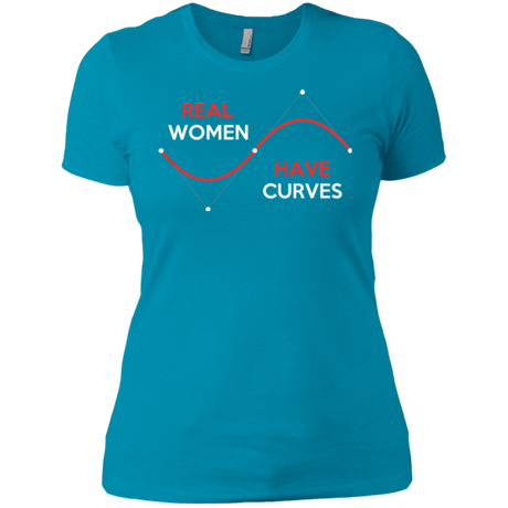 T-Shirts Turquoise / X-Small Real Women Women's Premium T-Shirt