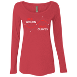 T-Shirts Vintage Red / Small Real Women Women's Triblend Long Sleeve Shirt