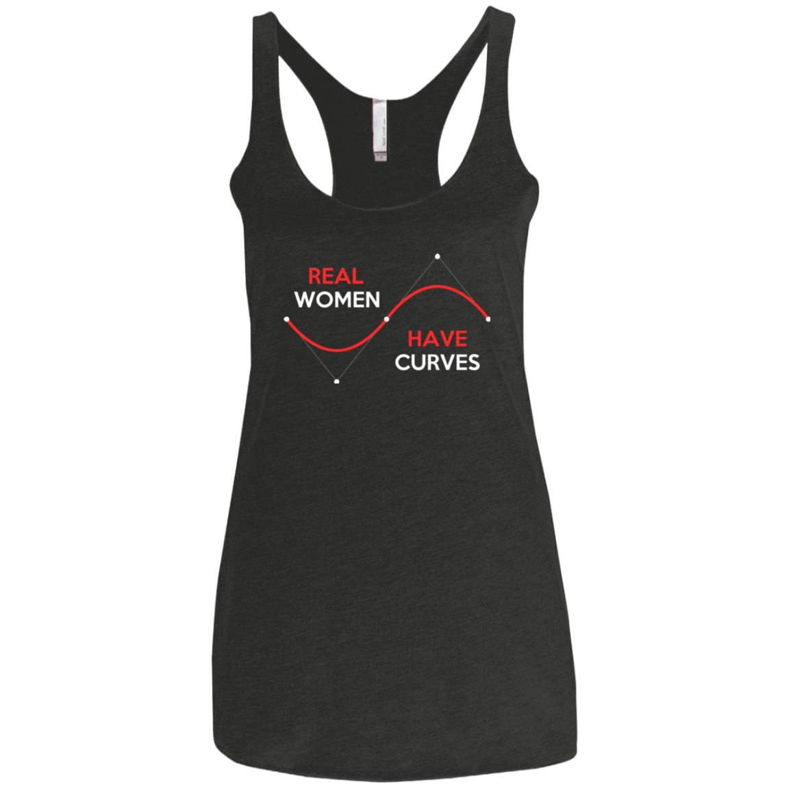 T-Shirts Vintage Black / X-Small Real Women Women's Triblend Racerback Tank