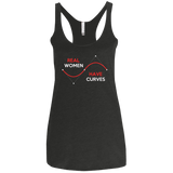 T-Shirts Vintage Black / X-Small Real Women Women's Triblend Racerback Tank