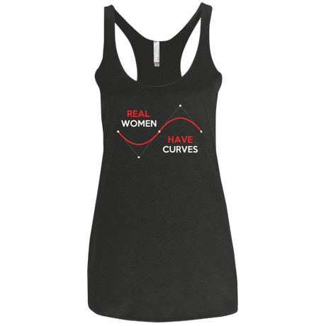 T-Shirts Vintage Black / X-Small Real Women Women's Triblend Racerback Tank
