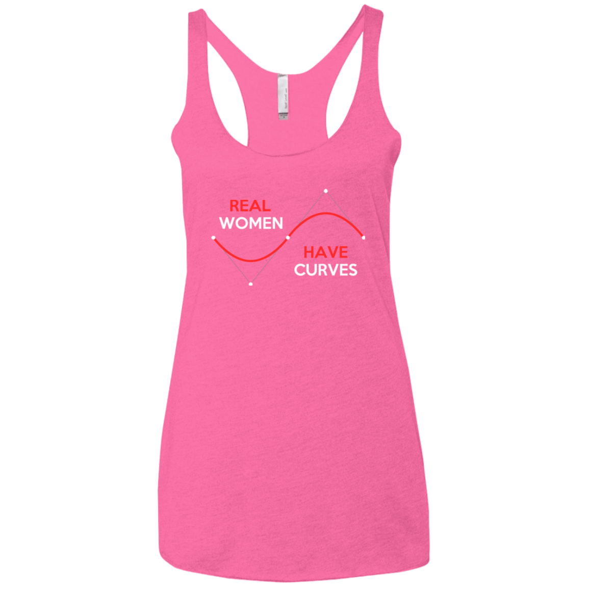 T-Shirts Vintage Pink / X-Small Real Women Women's Triblend Racerback Tank