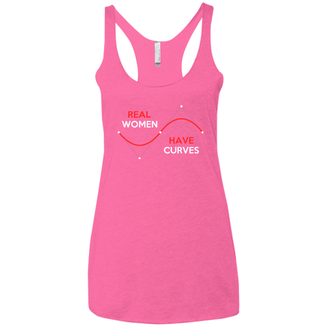T-Shirts Vintage Pink / X-Small Real Women Women's Triblend Racerback Tank