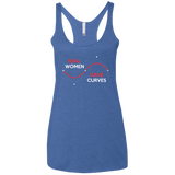 T-Shirts Vintage Royal / X-Small Real Women Women's Triblend Racerback Tank