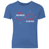 T-Shirts Vintage Royal / YXS Real Women Youth Triblend T-Shirt