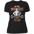 T-Shirts Black / X-Small Real Workout Women's Premium T-Shirt