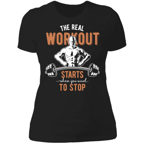 T-Shirts Black / X-Small Real Workout Women's Premium T-Shirt