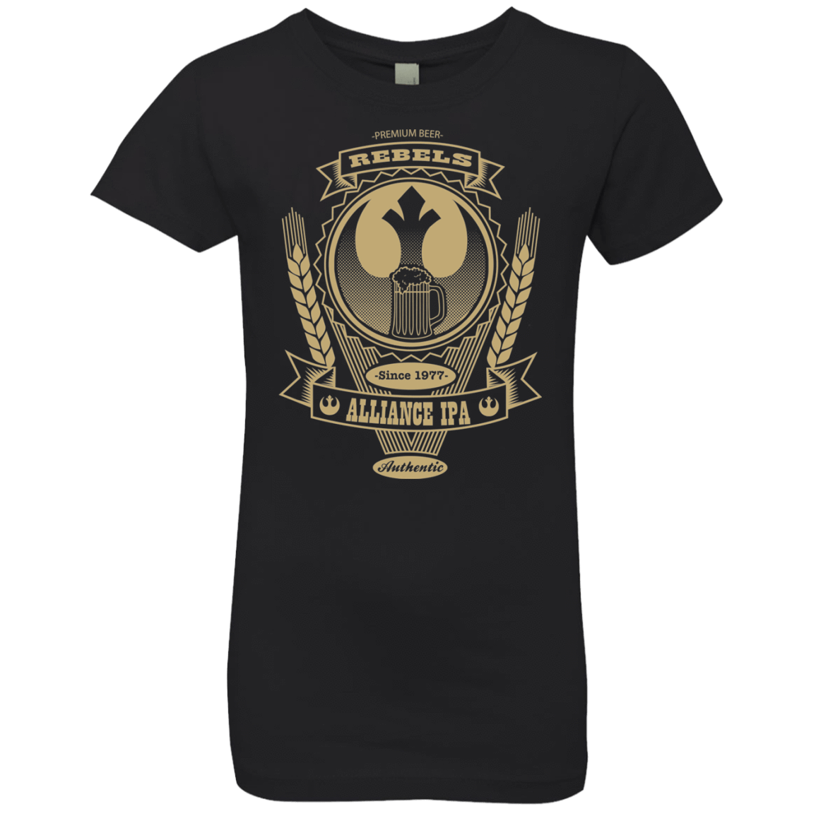 T-Shirts Black / YXS Rebel Alliance IPA Girls Premium T-Shirt