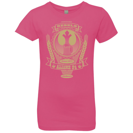 T-Shirts Hot Pink / YXS Rebel Alliance IPA Girls Premium T-Shirt