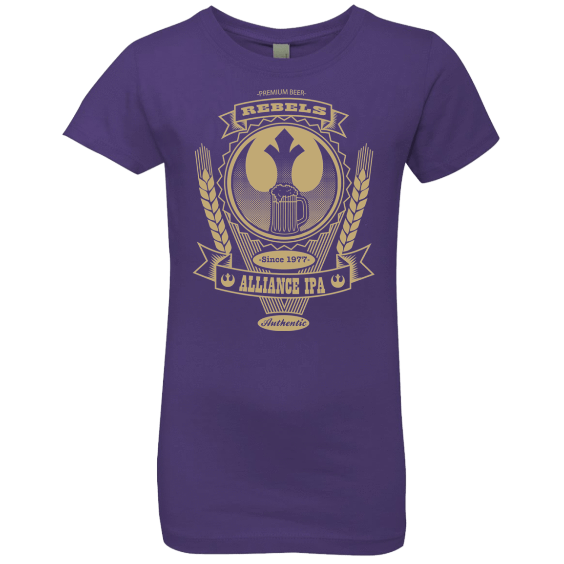 T-Shirts Purple Rush / YXS Rebel Alliance IPA Girls Premium T-Shirt