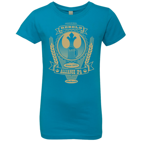 T-Shirts Turquoise / YXS Rebel Alliance IPA Girls Premium T-Shirt